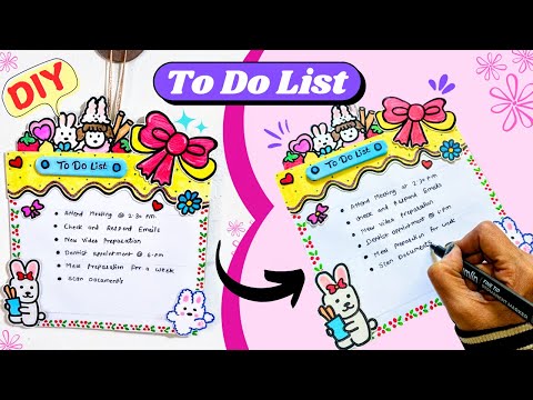 CREATE Your Own To-Do List Planner at Home! / DIY Planner / TO DO LIST / Daily Planner