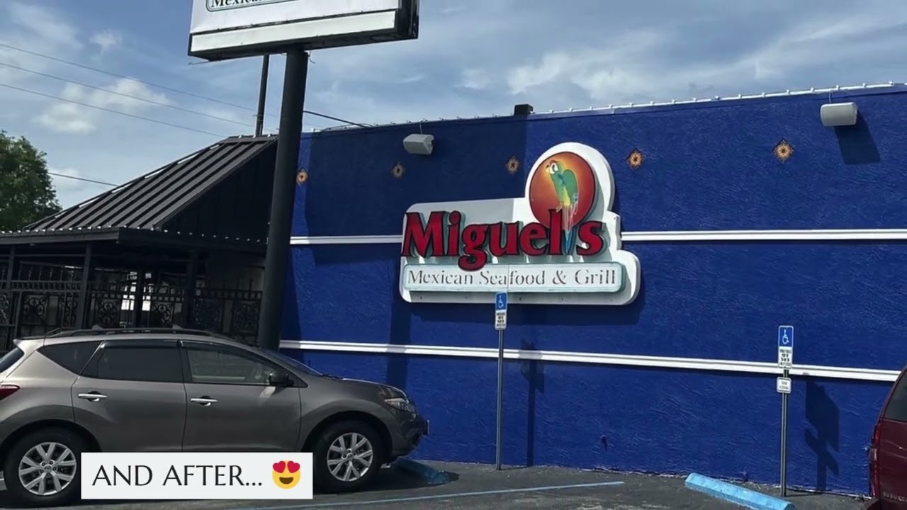 Miguel's Mexican Seafood and Grill, Tampa Exterior Painting