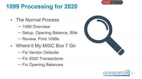Sage Intacct | CloudBytes: 1099 Processing with Sage Intacct