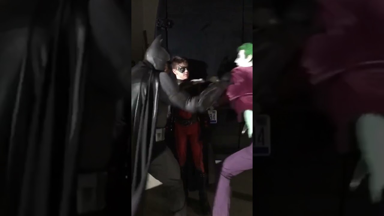 Just tell us! #batman #joker #cosplay #foryou #crush #tiktok #funny#comedy#spiderman #blooper#robin