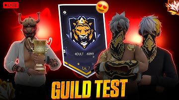 FREE FIRE LIVE GUILD TEST || FF LIVE CUSTOM ROOM GIVEAWAY ? 🗿 ❤️ #freefirelive #shortsfeed
