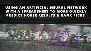 Predicting horses' positions and ranking them with a neural network AI prediction tool
