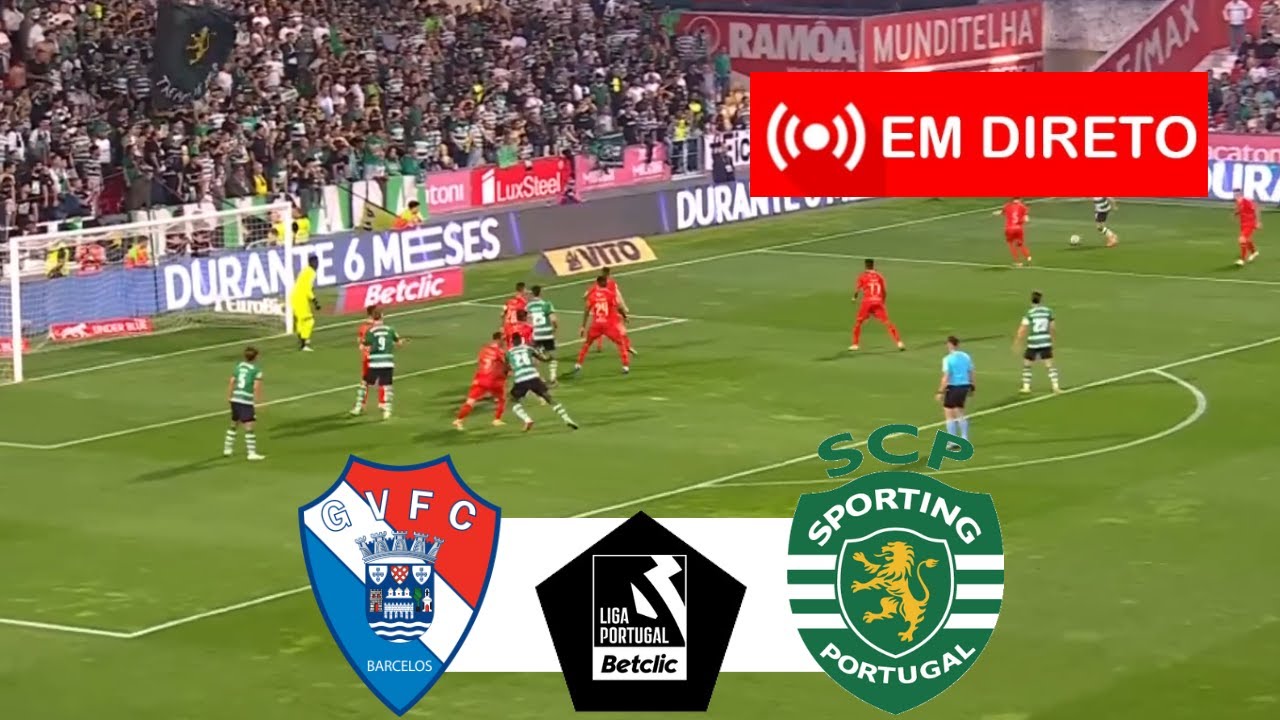 GIL VICENTE x SPORTING CP EM DIRETO I LIGA PORTUGAL 2026 I JOGO EM DIRETO