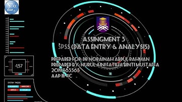 TPS 251 SPSS (Data Entry And Data Analysis)