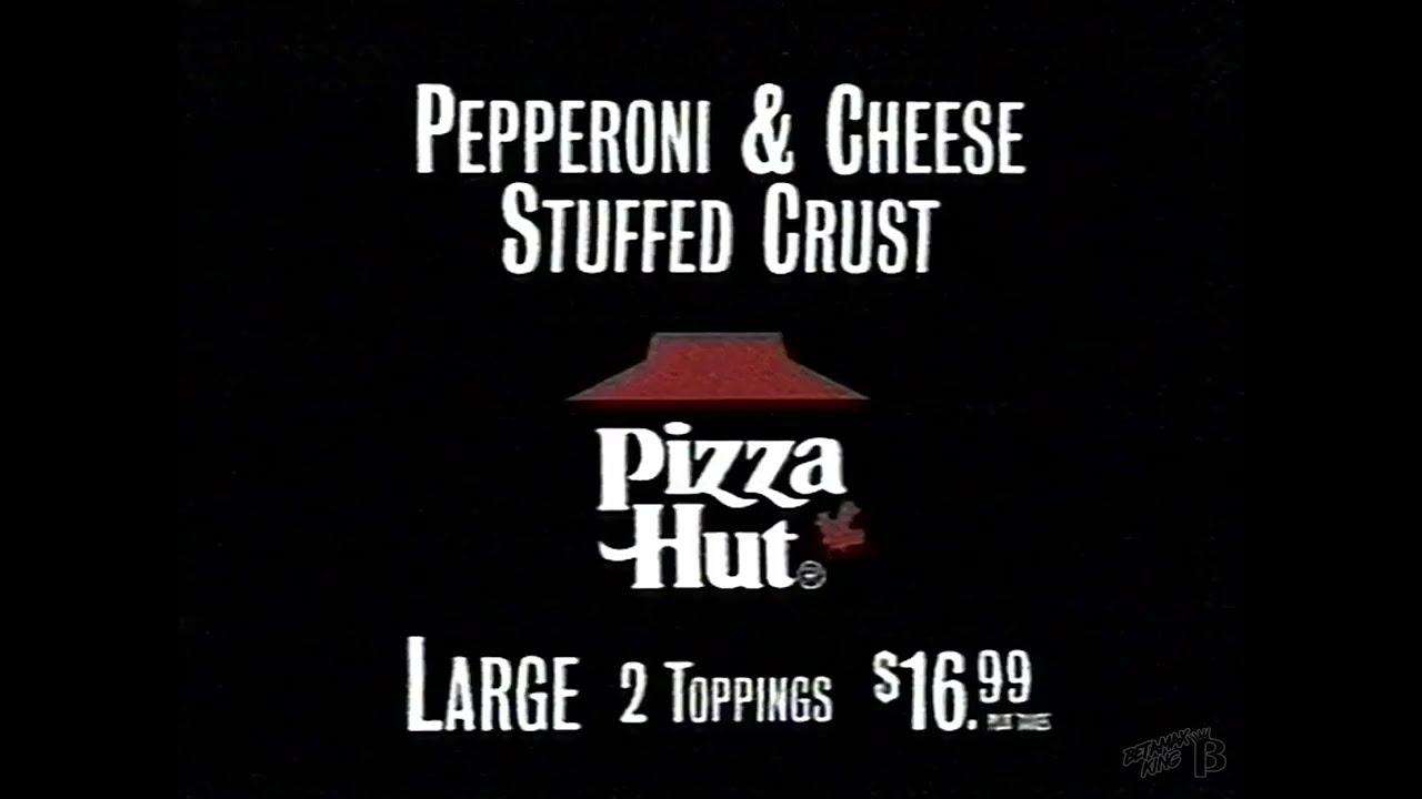 Video thumbnail — Pizza Hut Stuffed Crust Commercial 1995