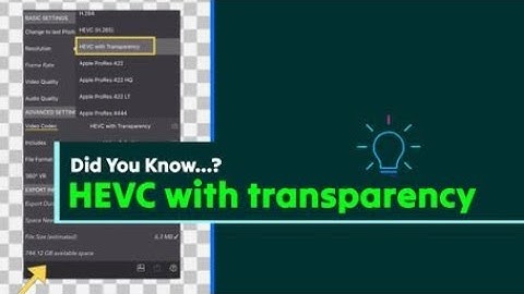 Exporting Transparent Videos in LumaFusion
