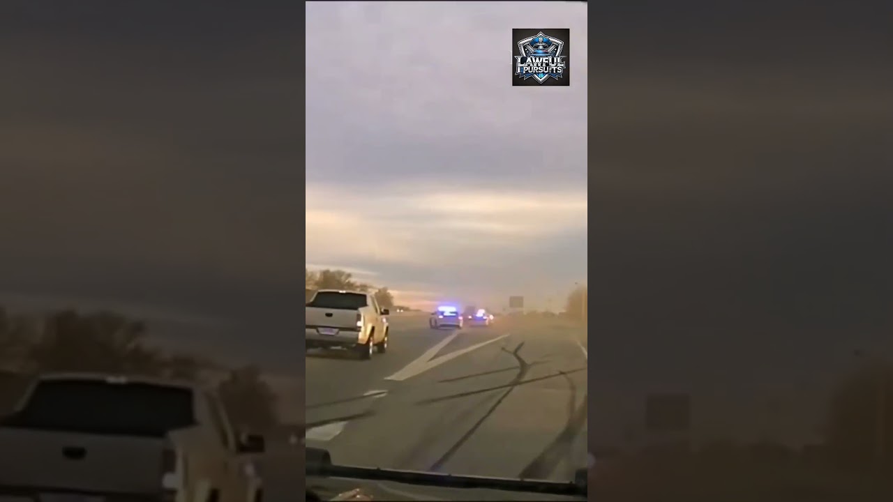 This happen when a police cruiser tries to hit Van! 