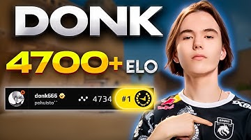 HE DID IT AGAIN! DONK 4700+ ELO vs PROS! Donk POV with VOICE! CS2 FACEIT ( MIRAGE )