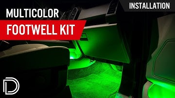 How to Install Multicolor RGB Footwell Kit from Diode Dynamics