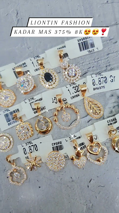 Liontin fashion kadar 375%Kiri kananAtas1 22gr 549 0003585401 36gr 612 0003585251 91gr 860 000358534