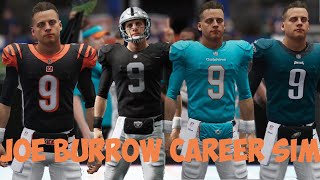 JOE BURROW CAREER SIM - IT DOESN'T GO HOW I EXPECTED - Madden NFL 21 Career Simulation