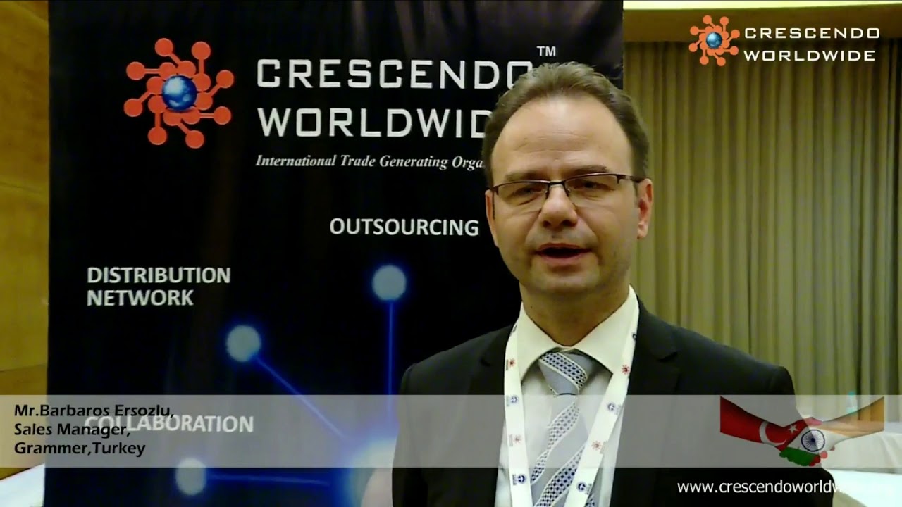 Mr.Barbaros Ersozlu,Turkey Speaking About Crescendo Worldwide