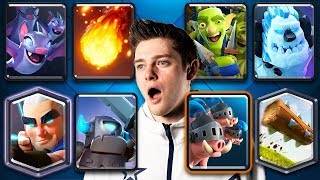 TOP WIN RATE ROYAL HOGS GC DECK!- Clash Royale