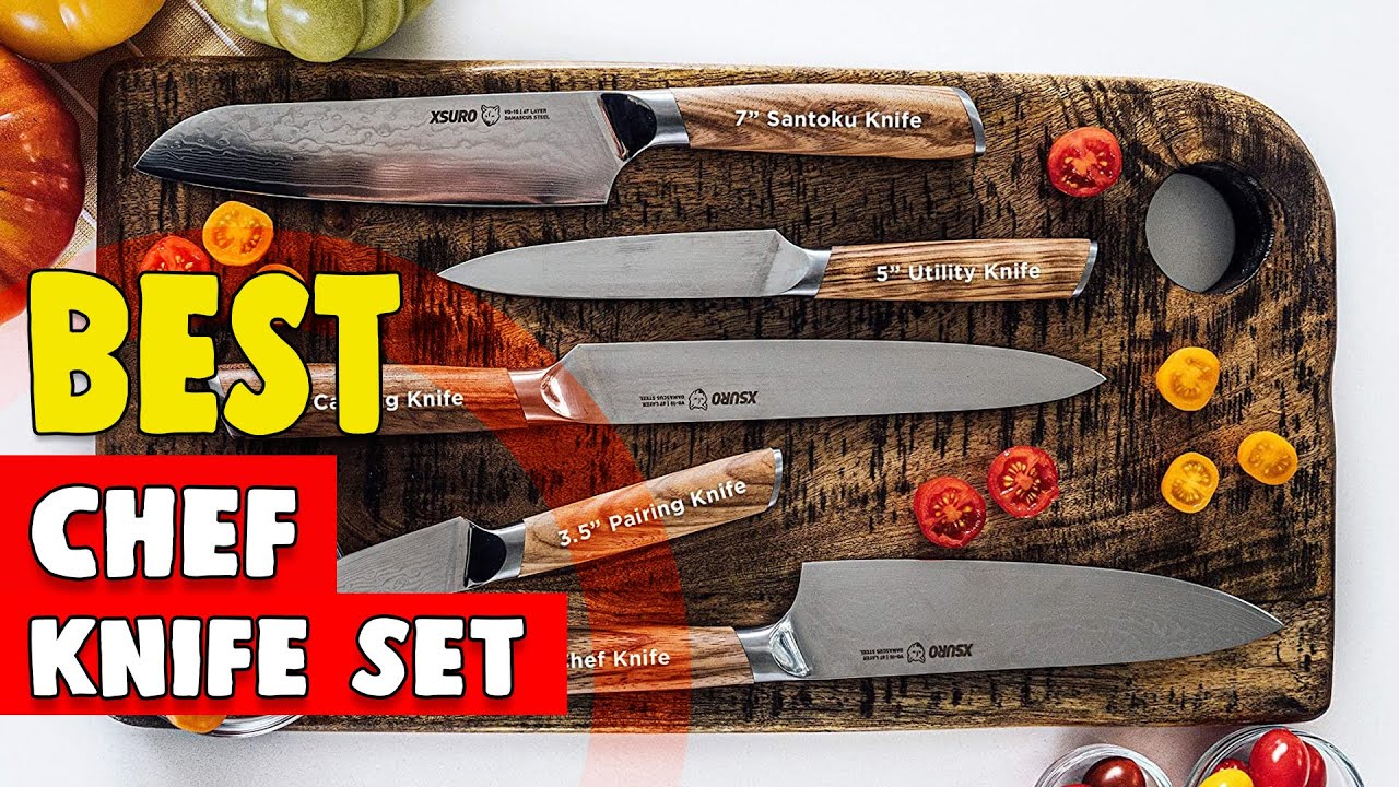  Bravedge 5 PCS Kitchen Knife Set, Kitchen Knives