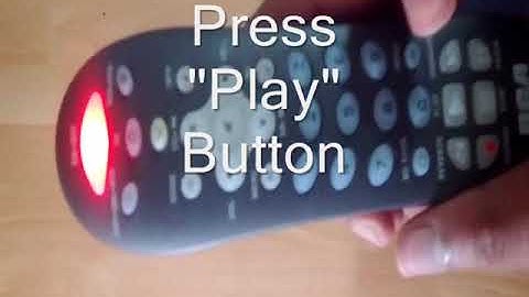 RCA Universal Remote Programming For DVD, VCD or VCR