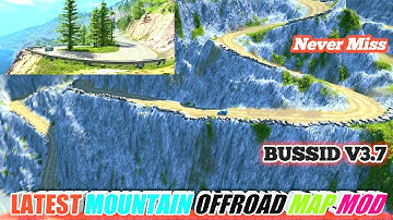 MOUNTAIN OFFROAD MAP MOD For Bus Simulator Indonesia || Bussid V3.7.1 || Pak Zigar Gamer ||