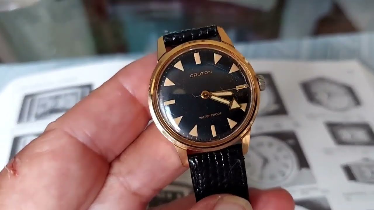 1940-50年代製 CROTON THIN-ESTE 10金張り Cal.T30 17石 アンティーク 