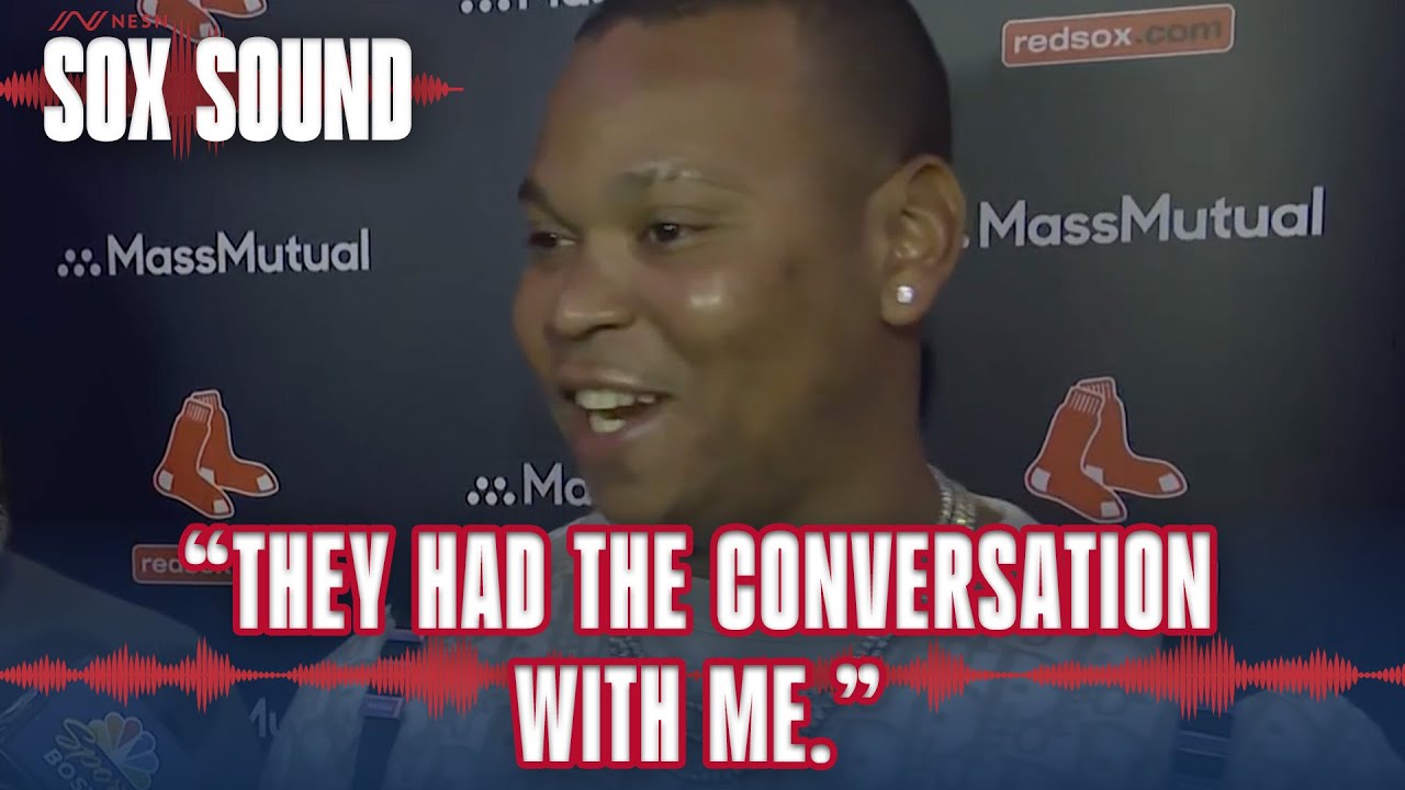 Red Sox Sound: Rafael Devers on Boston's First Base Situation