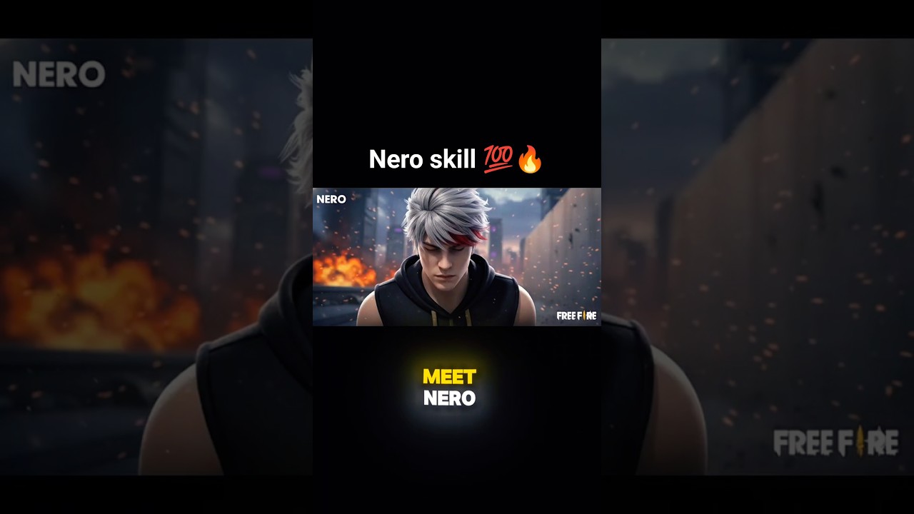 Nero’s Power Unleashed ⚡ | Free Fire OB51 New character 💯
