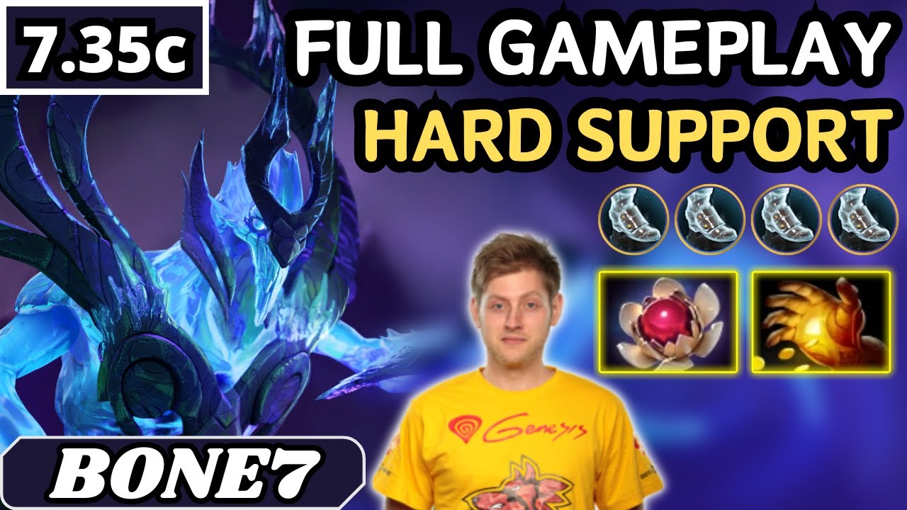 11000 AVG MMR - Bone7 ANCIENT APPARITION Hard Support Gameplay - Dota 2 Full Match Gameplay