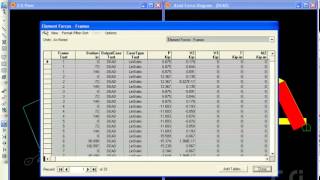 14 formating display tables SAP2000V15