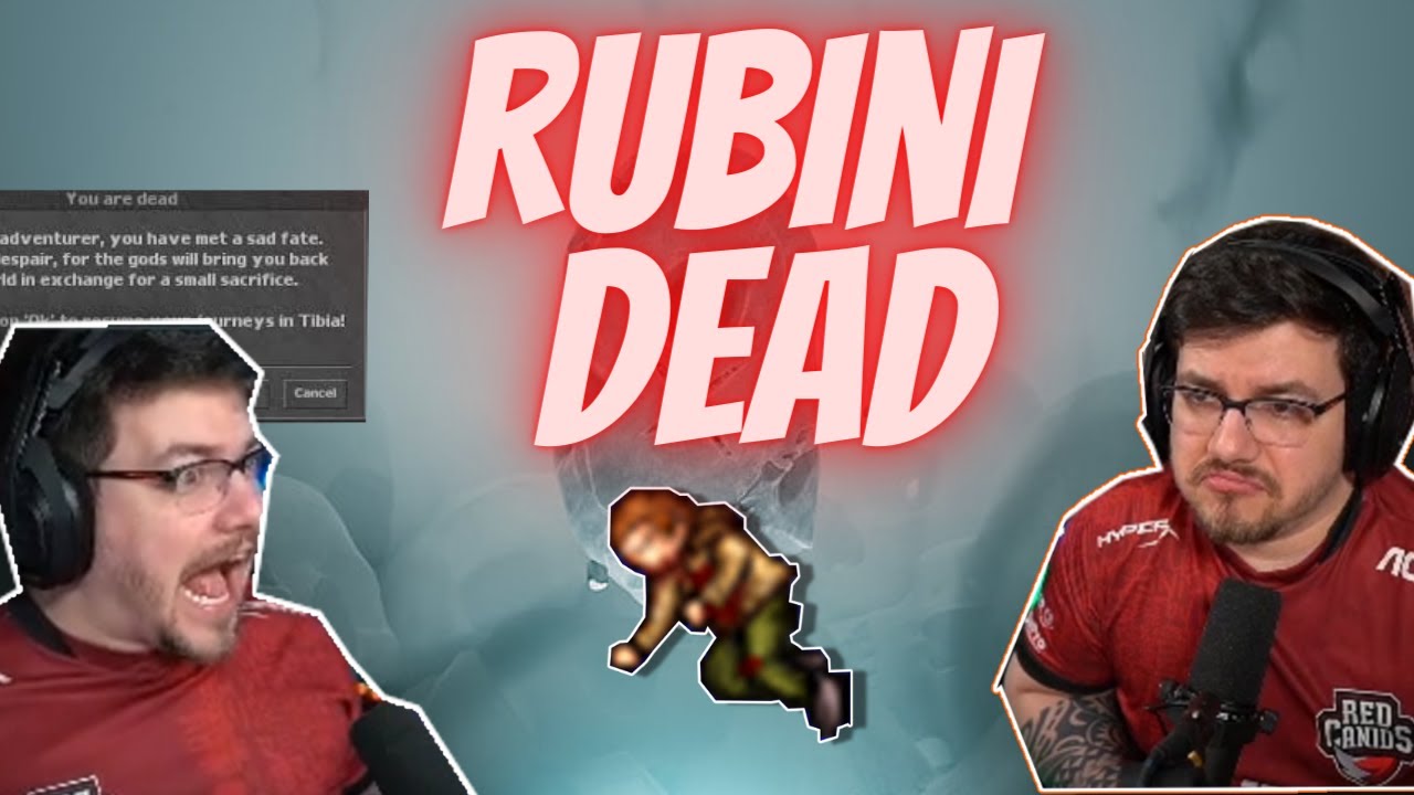 Tibia, RUBINI MORRE EM CADEBRA, 2 LVL 1K MORREM NA LIVRARIA, MORRE NÃO ...