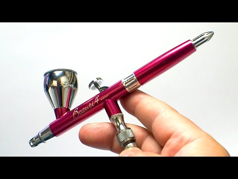 【 tools and materials part3 】エアブラシをバラシて洗浄！ Disassemble and clean the airbrush.