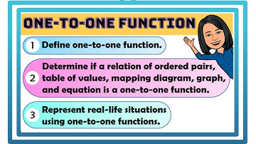 One to one Functions