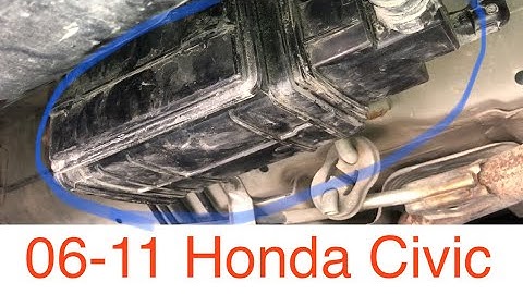 P1457 06-11 Honda Civic Charcoal Canister Evap Vent Purge Solenoid P0497 Repair