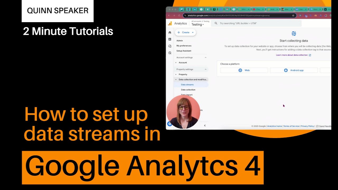 2 Minute Tutorials: How to Set Up a Data Stream in Google Analytics ...