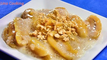 CHUỐI SÁP NƯỚC CỐT DỪA CÂP TỐC dẻo ngon quá đã mà không mất nhiều thời gian || Lina Cooking