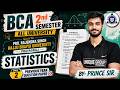 📊 STATISTICS || BCA 2nd Sem || PYQ 2026 || Previous Year Question Paper Solution🔥 DAY-02