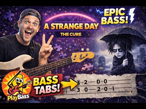 A Strange Day – The Cure (Bass Cover + Tab)