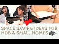 Space Saving Ideas for HDB & Small Homes (Singapore)