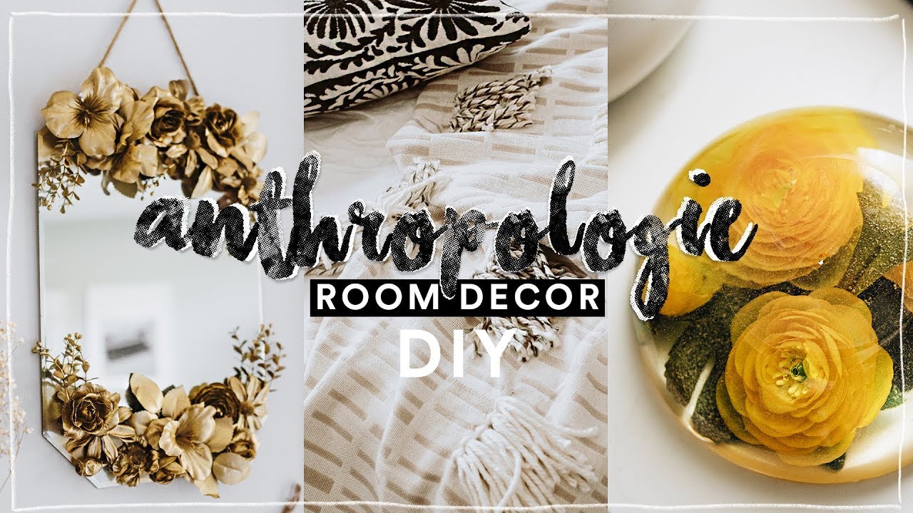 DIY Anthropologie Inspired Room Decor (2018) Aesthetic + Affordable