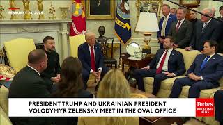 Zelensky Asked Point Blank   Why Don t You Wear A Suit   In Oval Office Meeting With Trump720P HD