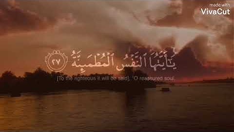 ( يَا أَيَّتُهَا النَّفْسُ الْمُطْمَئِنَّةُ) بصوت القارئ رعد الكردي حالات واتس آب 🌹