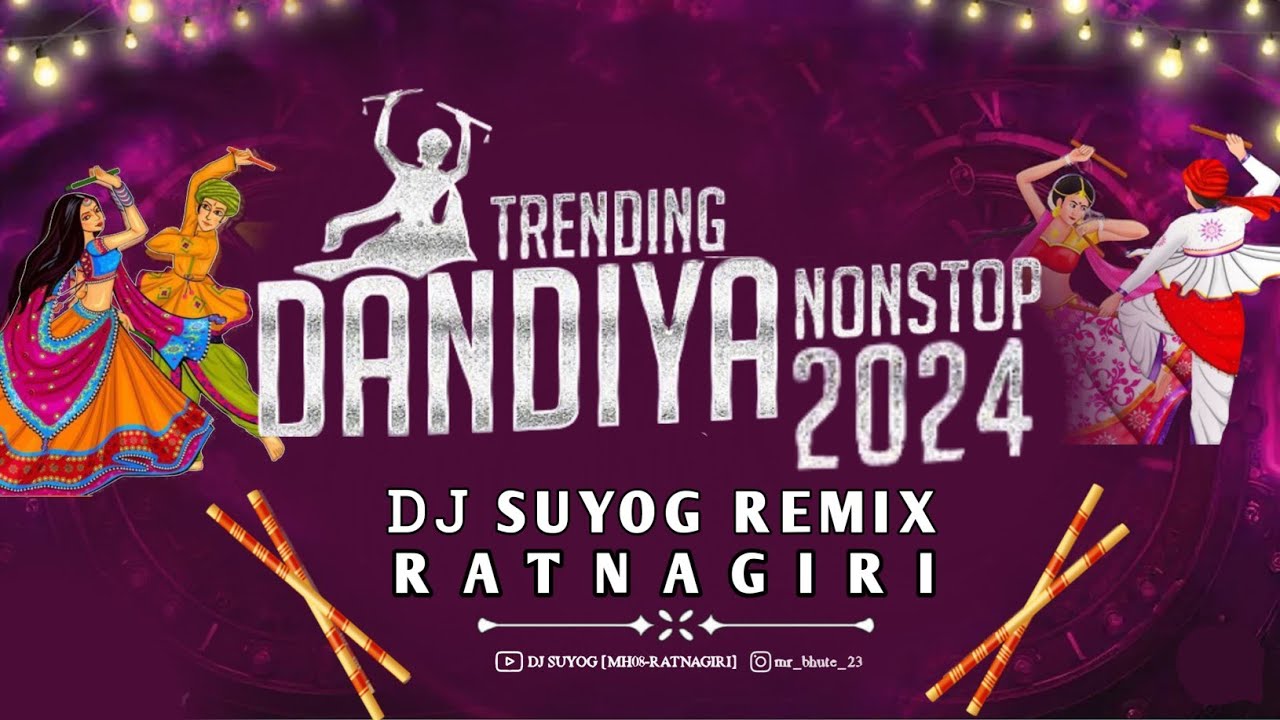 Dandiya 2024 | Marathi hindi dandiya Song | dj suyog ratnagiri | Nonstop Garaba dj song |