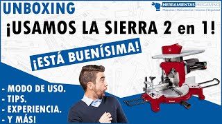 2 En 1 Sierra Ingleteadora Sierra Circular De Banco Einhell Tc-Ms 2513 T - 4300345 Unboxing