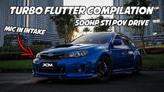 Intake Mic Turbo Flutter ASMR Compilation | 500HP STi POV Drive