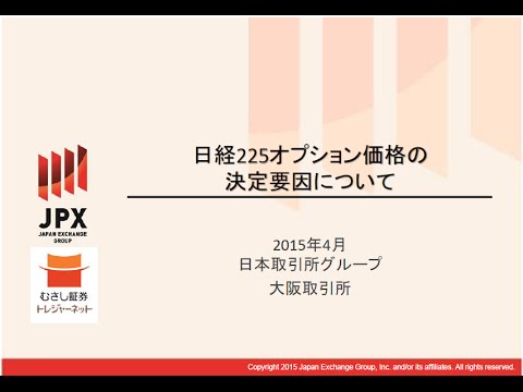 Op2 日経225オプション価格の決定要因について Youtube