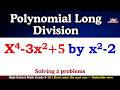 Algebra 2 Polynomial Long Division Practice | Exam Style Solution