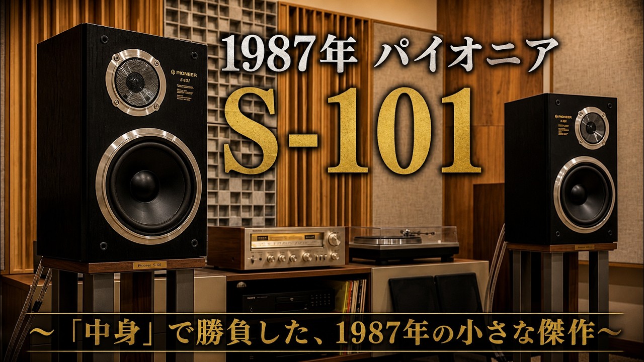 1987 Pioneer S-101 - YouTube