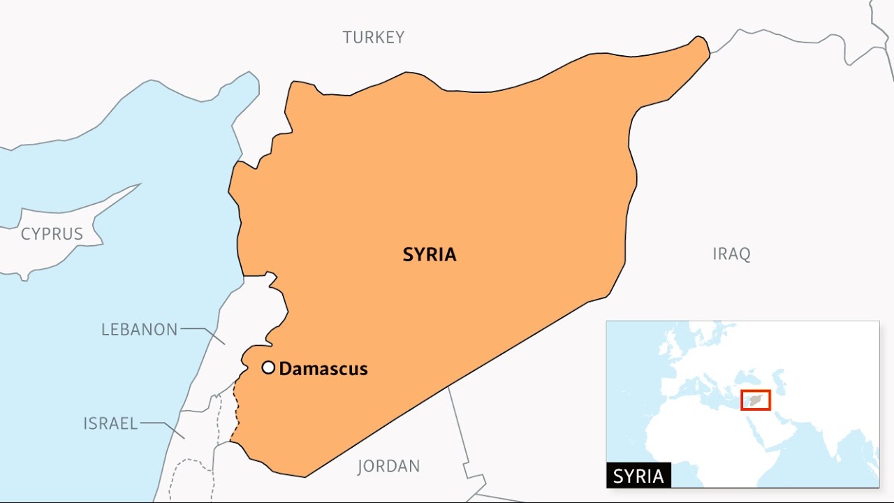 Карта мира сирия на карте мира