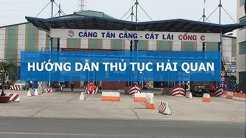 Hướng dẫn làm thủ tục Hải quan tại Cảng Cát lái | Phần 1
