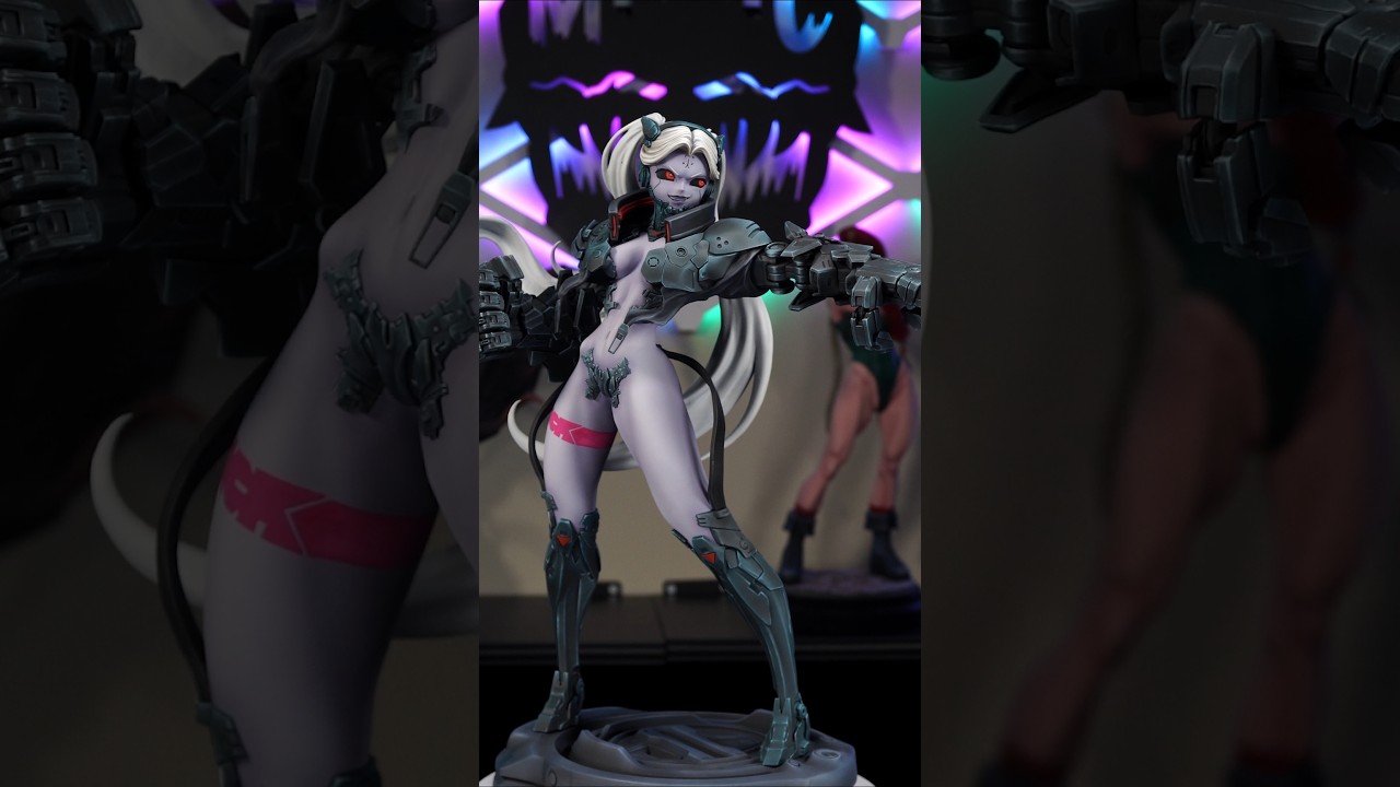 Closer look at Rebecca Smasher from Cyberpunk Edgerunners #modelpainting #cyberpunk