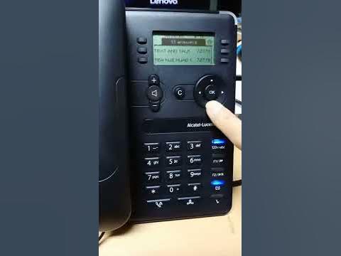 Alcatel-Lucent 8008/8008G Deskphone | NOE mode | Call by Name. - YouTube