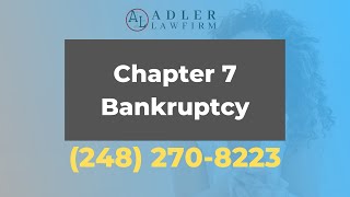 Chapter 7 Bankruptcy | Bankruptcy Lawyer in Detroit, MI