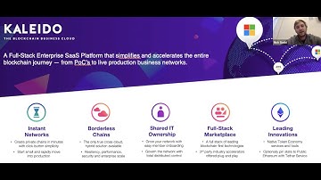 Webinar: How Kaleido Enables Private Transactions on Enterprise #Ethereum