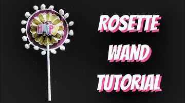 DIY Paper Rosette Wand Tutorial I How to make Rosette Wand I Happy Mail Ideas